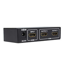 Load image into Gallery viewer, 1 to 2 Port HDMI Splitter Amplifier 4K x 2K / 1080P / 3D 1.4 Version (One in Two Out)
