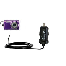 Load image into Gallery viewer, Gomadic Intelligent Compact Car/Auto DC Charger Suitable for The Fujifilm Finepix T550 / T560-2A / 10W Power at Half The Size. Uses Gomadic TipExchange Technology
