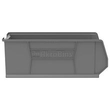 Load image into Gallery viewer, Akro-Mils 30293 Super-Size AkroBin Heavy Duty Stackable Storage Bin Plastic Container, (30-Inch L x 16-Inch W x 11-Inch H), Gray, (1-Pack)
