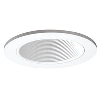 HALO Recessed 3003WHWB 3-Inch 35-Degree Adjustable Trim with White Baffle, White