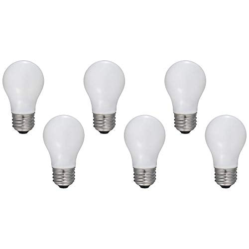Tesler 40W Equivalent Frosted 4W LED Dimmable Standard A15 6-Pack