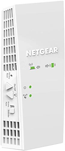 NETGEAR WiFi Mesh Range Extender EX6250 - Coverage up to 2000 sq.ft. and 32 devices with AC1750 Dual Band Wireless Signal Booster & Repeater (up to 1750Mbps speed), plus Mesh Smart Roaming