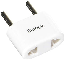 Load image into Gallery viewer, Go Travel Europe Non Grounded Travel Adaptor, White
