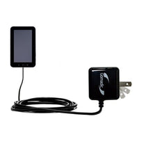 Load image into Gallery viewer, Gomadic Intelligent Compact AC Home Wall Charger Suitable for The Tursion ZTPAD ZT PAD ZT102 - High Output Power with a Convenient, Foldable Plug Design - Uses TipExchange Technology

