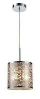 Elk 31041/1 Medina 1-Light Pendant in Polished Stainless Steel