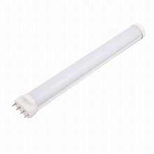Load image into Gallery viewer, Houseuse AC85-265V 12W 2G11 6000K Horizontal 4P Connector LED Light Tube Milky White Cover
