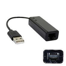 Load image into Gallery viewer, FASEN USB 2.0 to RJ45 10/100Mbps Ethernet Network Adapter Support Win 7/Mac OS , Black
