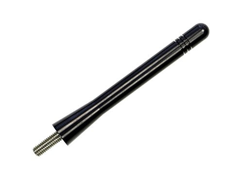AntennaMastsRus - Made in USA - 4 Inch Black Aluminum Antenna is Compatible with Ford Five Hundred (2005-2007)