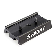 Load image into Gallery viewer, SVBONY 2.75 inches Dovetail Mounting Plate Telescope Short Version 70mm for OTA Equatorial Tripod
