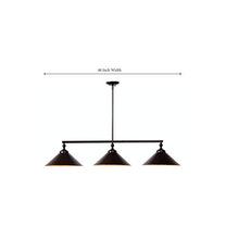 Load image into Gallery viewer, Kenroy Home 93247ORB Conical Island Lights, Large, Blackened Oil Rubbed Bronze Finish
