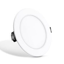 Load image into Gallery viewer, Ultra-thin LED Panel Light Round Concealed Recessed Ceiling Lamp Downlight, Color Changing RGB with Remote Control AC 85-265V (10W)
