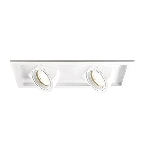 WAC Lighting MT-5LD225T-S40-WT Trims for 2 Light Tesla LED Multiple Spot, 4000K