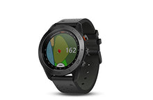 Load image into Gallery viewer, Garmin Approach S60, Premium GPS Golf Watch with Touchscreen Display and Full Color CourseView Mapping, Black w/ Leather Band

