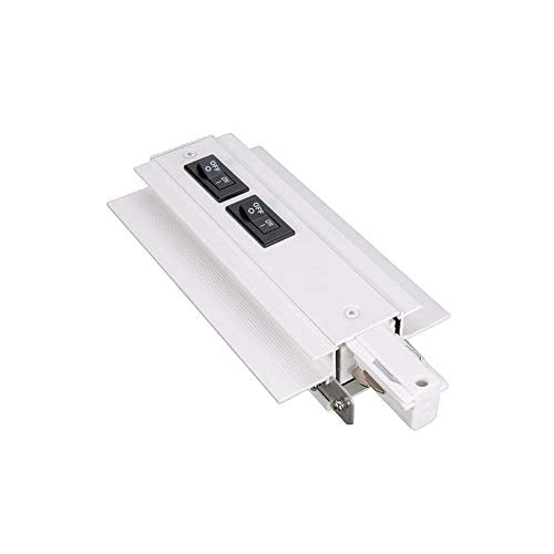 WAC Lighting WEDR-RTL-2A-WT W Recessed Track Flangeless Live End Right Current Limiter