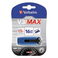 - V3 Max, USB 3.0 Drive, 64GB, Metallic Blue