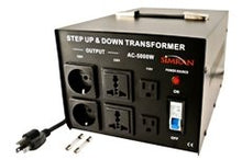 Load image into Gallery viewer, VCT AC5000 - Heavy Duty 5000 Watts Step Up / Step Down Voltage Transformer for Converting 110V - 220V OR 220/240V to 110V
