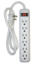 Load image into Gallery viewer, Prime Wire PB801124 6-Outlet Power Strip with 14-3 SJT 3-Feet Cord
