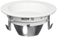 Elco Lighting EL4422W 4 Baffle Trim with Frosted Lens Trim - EL4422