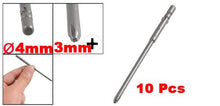 Load image into Gallery viewer, uxcell 10 Pcs 4mm Shank 80mm Length 3mm Phillips PH1 Magnetic Screwdriver Bits

