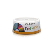Load image into Gallery viewer, Memorex 4x DVD+RW 25 Pack Spindle

