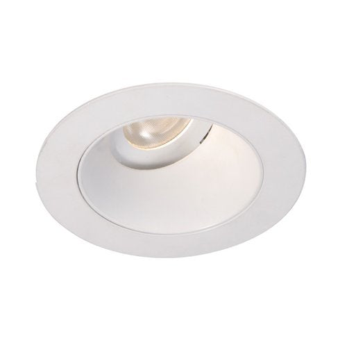 WAC Lighting HR-3LED-T318N-C-BN 4000K Tesla LED Adjustable 0-Degrees To 30-Degrees Round Trim, 28-Degree Beam Angle, 3-Inch, Cool