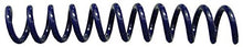 Load image into Gallery viewer, Spiral Coil Binding Spines 9mm (11/32 x 36-inch) 4:1 [pk of 100] Navy Blue (PMS 289 C or 282 C)
