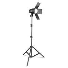 Load image into Gallery viewer, (50% Moving Clearance Sale) Continuous Photography Studio Barn Door Light, 82.3 Inch Adjustable Light Stand and LED Light Bulb, Photo/Video Studio Lighting Kit PROMO12_AM1
