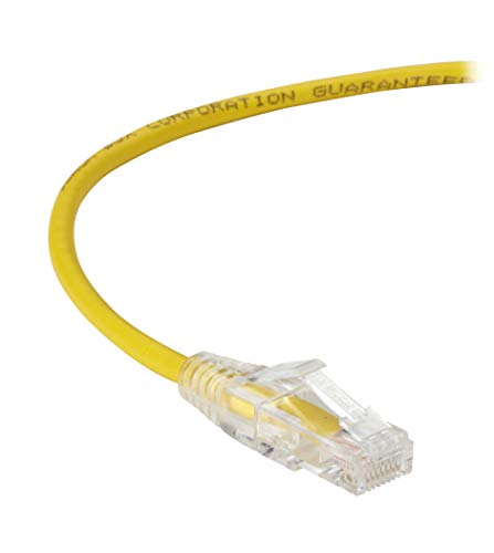 Black Box 10Ft Yellow Cat6 Slim 28Awg Pat