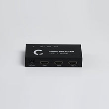 Load image into Gallery viewer, ExpertPower 1x2 HDMI Splitter | 2 Port | 1 in - 2 Out | Ultra HD 4K/2K | Full HD/3D | 1080P | HDMI 1.4 | HDTV | PS4 / PS3 | XboxOne / 360 | DVD | Blu-ray | DTS Digital | Digital Audio
