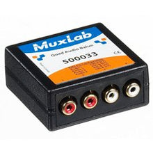 Load image into Gallery viewer, MuxLab 500033 VideoEase Quad Audio Balun
