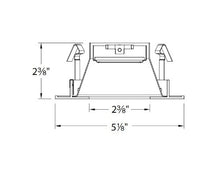 Load image into Gallery viewer, WAC Lighting HR-D412-SC/WT 4in Square Trim Recessed Downlights, Specular Clear/White
