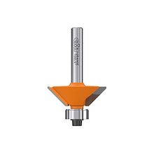 Load image into Gallery viewer, CMT 836.280.11 Chamfer Bit, 1/4-Inch Shank, 1-1/4-Inch Diameter, Carbide-Tipped
