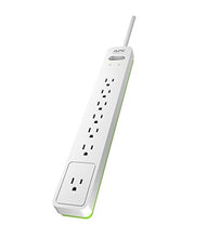 Load image into Gallery viewer, Apc Power Strip Surge Protector, Pe76 W, 1440 Joule, 7 Outlet Surge Strip

