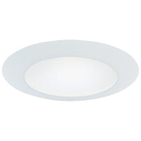 HALO Recessed 70P 6-Inch Trim with Frosted Albalite Lens, White