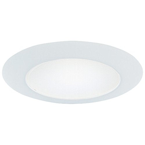 HALO Recessed 70P 6-Inch Trim with Frosted Albalite Lens, White