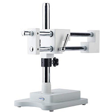 Load image into Gallery viewer, KOPPACE Stereo Microscope Double arm Bracket Lens Aperture 76mm Horizontal Movement 235mm Column Diameter 32mm
