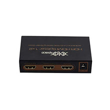 Load image into Gallery viewer, XOLORspace 1x2 HDMI Splitter 4K 60HZ YCbCr 4:4:4 8 bit HDR Pass Through Auto Scaling Output to 4K 60hz and 1080p simultaneously no Need Dip Switch
