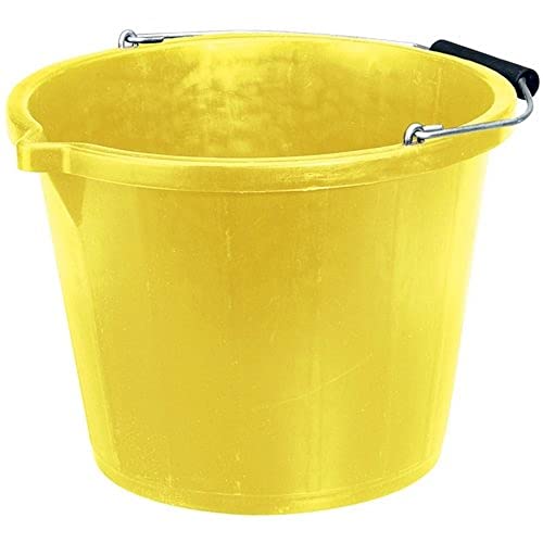 Draper 10636 Contractors Bucket - Yellow
