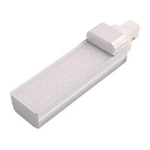 Load image into Gallery viewer, Aexit AC85-265V 9W Lighting fixtures and controls G24 3000K 52LED Horizontal 2P Connection Light Tube Milky White Cover
