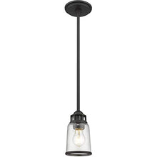 Load image into Gallery viewer, Livex 40021-07 Transitional One Light Mini Pendant from Lawrenceville Collection in Bronze/Dark Finish
