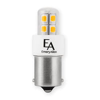 Emery Allen EA-BA15s-2.0W-001-2780 Dimmable Bayonet Base LED Light Bulb, 12V-2Watt (13W Equivalent) 170 Lumens, 2700K, 1 Pcs