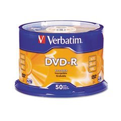 (3 Pack Value Bundle) VER95101 DVD-R Discs, 4.7GB, 16x, Spindle, Silver