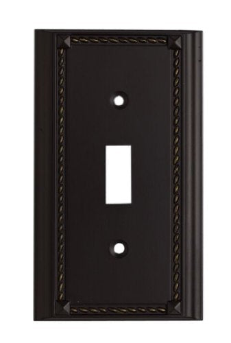 Elk 2501AGB Aged Bronze Single Switch Plate