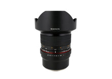 Load image into Gallery viewer, Rokinon FE14M-MFT 14mm F2.8 Ultra Wide Lens for Micro Four-Thirds Mount and Fixed Lens for Olympus/Panasonic Micro 4/3 Cameras,Black
