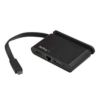 StarTech.com USB C Multiport Adapter - Portable USB-C Dock with 4K HDMI - 100W PD 3.0 Pass-Through, 1x USB-A, 1x USB-C, GbE - Thunderbolt 3 & USB Type-C Laptop Travel Dock - Mac & Windows (DKT30CHCPD)