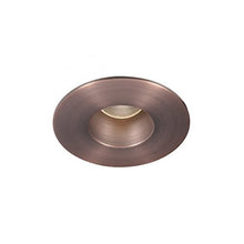 Load image into Gallery viewer, WAC Lighting HR2LEDT109PF840CB Tesla PRO 2&quot; LED Round Open Reflector Trim with Light Engine 4000K Flood Beam, 40, Copper Bronze
