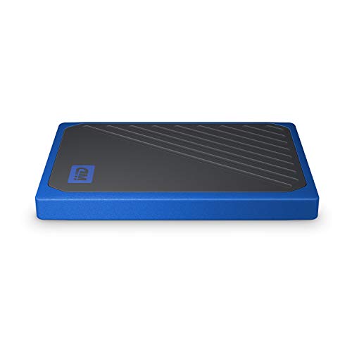 WD 500GB My Passport Go Cobalt SSD Portable External Storage