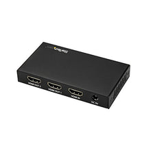 Load image into Gallery viewer, StarTech.com HDMI Splitter - 2-Port - 4K 60Hz - HDMI Splitter 1 In 2 Out - 2 Way HDMI Splitter - HDMI Port Splitter (ST122HD202), Black
