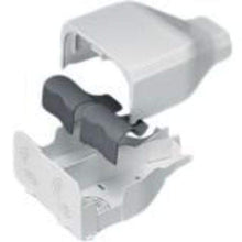 Load image into Gallery viewer, Panduit T45EEWH PVC Cable Trunking Accessory Entrance End Fitting
