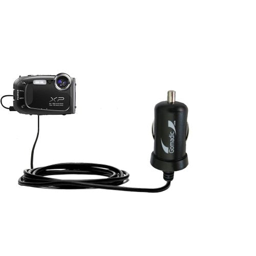 Mini 10W Car / Auto DC Charger designed for the Fujifilm Finepix XP60 with Gomadic Brand Power Sleep technology - Designed to last with TipExchange Technology